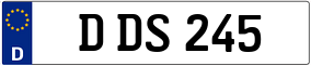 Truck License Plate